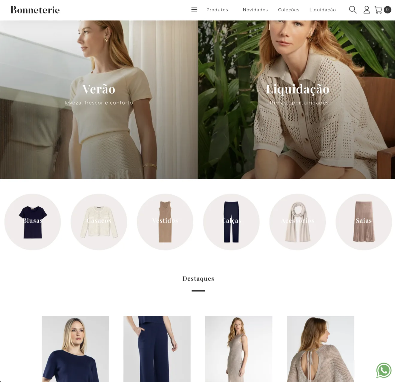 Interface Bevean — Bonneterie